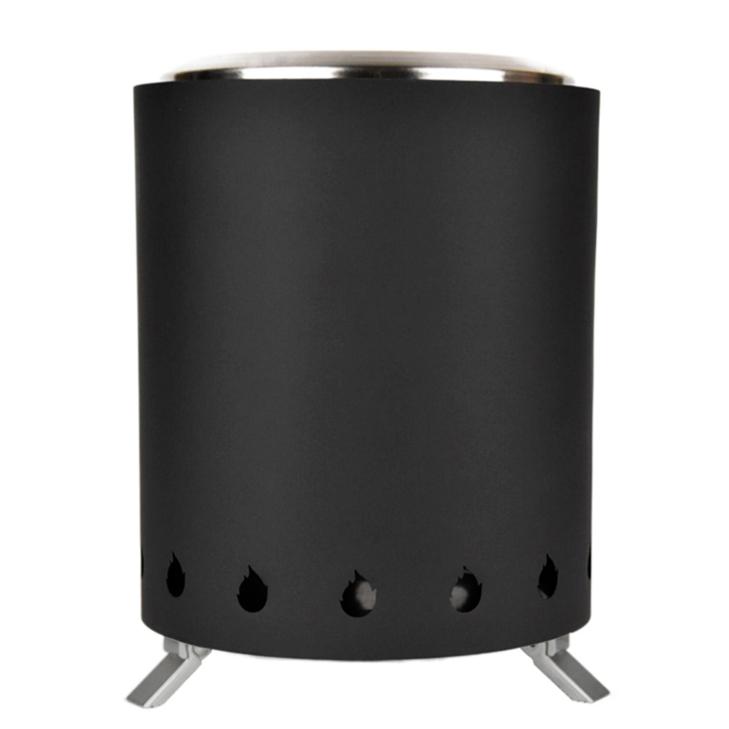 Black Outdoor Mini Fire Pit β Sleek Design, Stainless Steel Build, Compact & Powerful for Camping & Patio Use